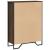 Bibliotecă, stejar maro, 80x31x106 cm, lemn prelucrat GartenMobel Dekor