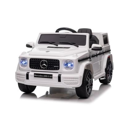 Masinuta electrica cu telecomanda, mercedes benz g63, mp3, usb/sd, 2x25w, roti spuma eva, suspensii, 110x69x53 cm MultiMark GlobalProd