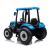 Tractor electric pentru copii, muzica, lumini, usb, mp3, roti spuma eva, 2 x 24v, albastru MultiMark GlobalProd