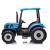 Tractor electric pentru copii, muzica, lumini, usb, mp3, roti spuma eva, 2 x 24v, albastru MultiMark GlobalProd