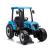 Tractor electric pentru copii, muzica, lumini, usb, mp3, roti spuma eva, 2 x 24v, albastru MultiMark GlobalProd