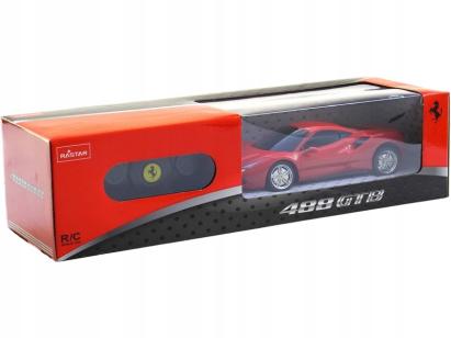 MASINA CU TELECOMANDA FERRARI 488 GTB ROSU SCARA 1 LA 24 SuperHeroes ToysZone