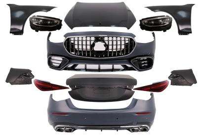 Kit Exterior Complet Mercedes S-Class W221 (2005-2013) Conversie Completa la W223 S63 Design Performance AutoTuning