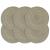 Naproane, 6 buc., gri, 38 cm, rotund, iută GartenMobel Dekor