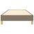 Cadru de pat box spring, gri taupe, 90x190 cm, textil GartenMobel Dekor