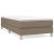 Cadru de pat box spring, gri taupe, 90x190 cm, textil GartenMobel Dekor