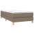 Cadru de pat box spring, gri taupe, 90x190 cm, textil GartenMobel Dekor