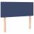 Pat box spring cu saltea, albastru, 90x190 cm, textil GartenMobel Dekor
