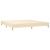 Pat box spring cu saltea, crem, 200x200 cm, textil GartenMobel Dekor