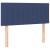 Pat box spring cu saltea, albastru, 90x190 cm, textil GartenMobel Dekor