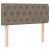 Pat box spring cu saltea, gri taupe, 90x190 cm, textil GartenMobel Dekor
