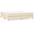 Pat box spring cu saltea, crem, 200x200 cm, textil GartenMobel Dekor