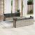 Set canapele de grădină cu perne, 9 piese gri deschis poliratan GartenMobel Dekor