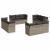 Set canapele de grădină cu perne, 12piese gri deschis poliratan GartenMobel Dekor