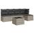 Set canapele de grădină cu perne, 6 piese gri deschis poliratan GartenMobel Dekor
