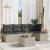 Set canapele de grădină cu perne, 6 piese gri deschis poliratan GartenMobel Dekor