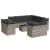 Set canapele de grădină cu perne, 12piese gri deschis poliratan GartenMobel Dekor