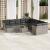 Set canapele de grădină cu perne, 12piese gri deschis poliratan GartenMobel Dekor