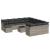 Set canapele de grădină cu perne, 13piese gri deschis poliratan GartenMobel Dekor