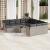 Set canapele de grădină cu perne, 13piese gri deschis poliratan GartenMobel Dekor