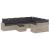 Set canapele de grădină cu perne 10 piese gri deschis poliratan GartenMobel Dekor