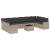 Set canapele de grădină cu perne, 11 piese, gri, poliratan GartenMobel Dekor