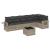 Set canapele de grădină cu perne, 7piese gri deschis poliratan GartenMobel Dekor