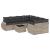 Set canapele de grădină cu perne, 9 piese gri deschis poliratan GartenMobel Dekor