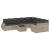 Set canapele de grădină cu perne 10 piese gri deschis poliratan GartenMobel Dekor