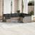 Set canapele de grădină cu perne 10 piese gri deschis poliratan GartenMobel Dekor