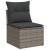 Set canapele de grădină cu perne 10 piese gri deschis poliratan GartenMobel Dekor