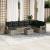 Set canapele de grădină cu perne, 9 piese gri deschis poliratan GartenMobel Dekor
