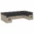 Set canapele de grădină cu perne 10 piese gri deschis poliratan GartenMobel Dekor