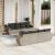 Set canapele de grădină cu perne, 9 piese gri deschis poliratan GartenMobel Dekor