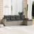 Set canapele de grădină cu perne, 5 piese gri deschis poliratan GartenMobel Dekor