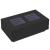 Măsuță de cafea cu LED infinity, negru, 116x69x40 cm GartenMobel Dekor