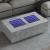 Măsuță de cafea cu LED infinity, gri beton, 116x69x40 cm GartenMobel Dekor