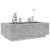 Măsuță de cafea cu LED infinity, gri beton, 116x69x40 cm GartenMobel Dekor