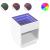 Noptieră cu LED infinity, alb, 40x40x50 cm GartenMobel Dekor