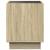 Noptieră cu LED infinity, stejar sonoma, 40x40x50 cm GartenMobel Dekor