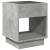Noptieră cu LED infinity, gri beton, 40x40x50 cm GartenMobel Dekor