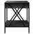 Noptieră cu LED infinity, negru, 40x40x49 cm GartenMobel Dekor