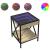 Noptieră cu LED infinity, stejar sonoma, 40x40x49 cm GartenMobel Dekor