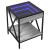 Noptieră cu LED infinity, gri sonoma, 40x40x49 cm GartenMobel Dekor