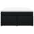 Pat box spring cu saltea, negru, 140x200 cm, textil GartenMobel Dekor