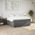 Pat box spring cu saltea, gri închis, 180x200 cm, textil GartenMobel Dekor
