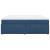 Pat box spring cu saltea, albastru, 200x200 cm, textil GartenMobel Dekor