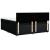 Pat box spring cu saltea, negru, 180x200 cm, catifea GartenMobel Dekor