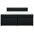 Pat box spring cu saltea, negru, 180x200 cm, catifea GartenMobel Dekor