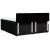 Pat box spring cu saltea, negru, 180x200 cm, catifea GartenMobel Dekor
